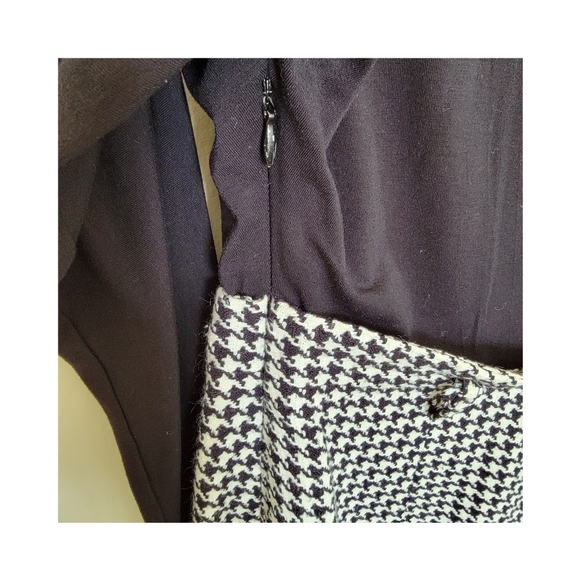 Lauren Ralph Lauren Women's size 8 Black and White Houndstooth Mini Dress. - Picture 5 of 9